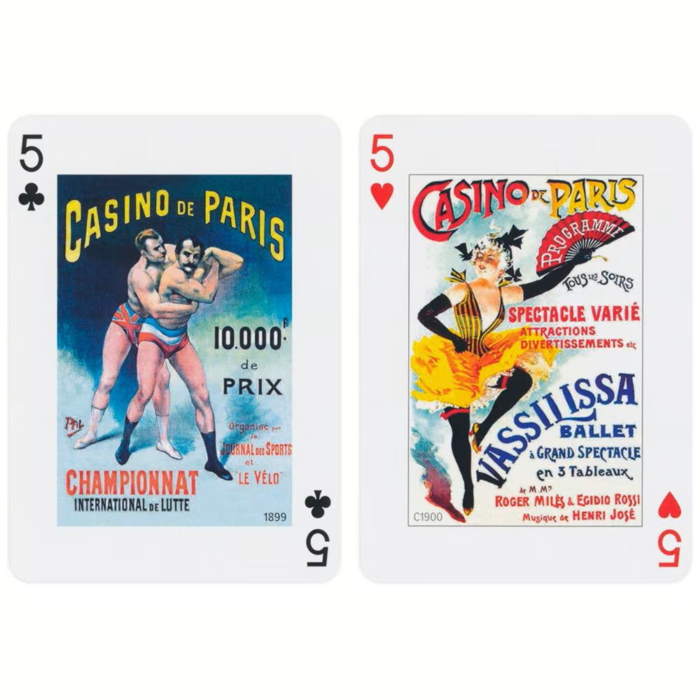 Cabarets Playing Cards by Piatnik – A Dazzling Tribute to Parisian Nightlife
