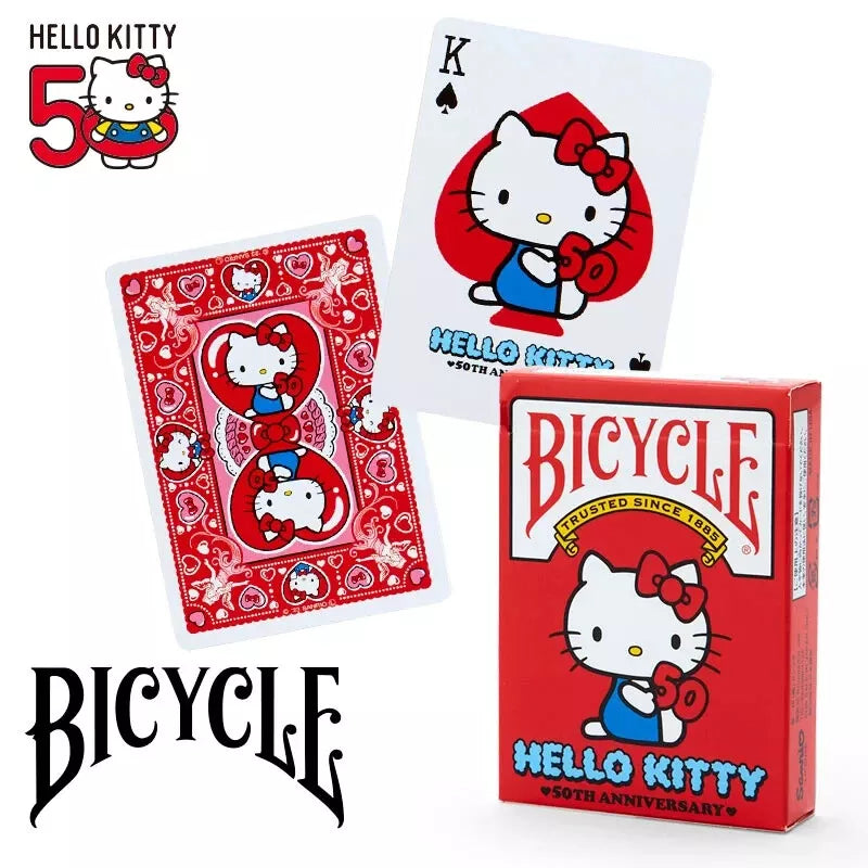 Bicycle Hello Kitty 50th Anniversary Playing Cards