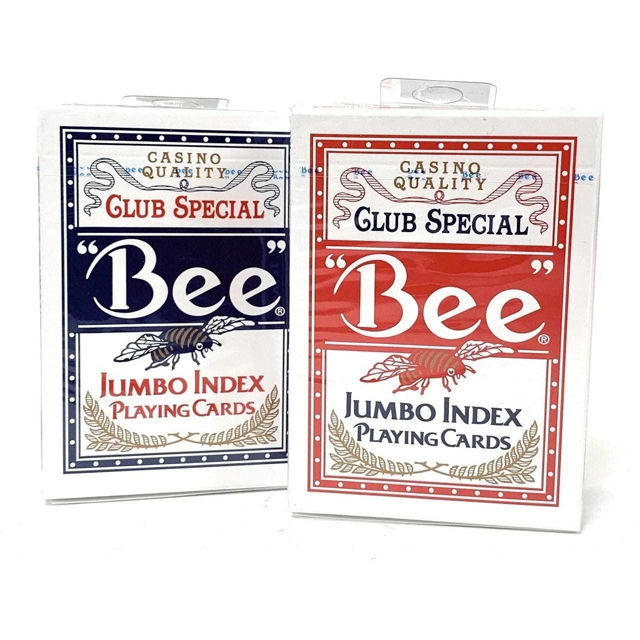 'Bee' Jumbo Index Playing Cards - Casino Quality 2 Deck Set