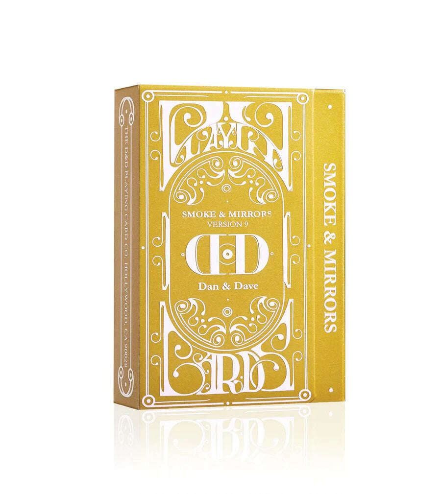 PlayingCardDecks.com-Smoke & Mirrors v9 Gold Deluxe Playing Cards USPCC