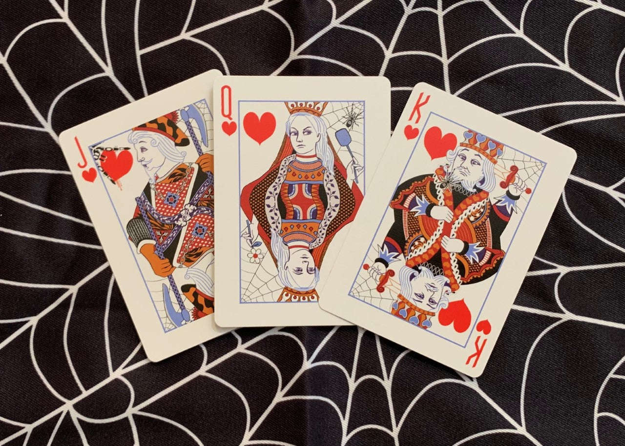 PlayingCardDecks.com-Spider Gilded Bicycle Playing Cards