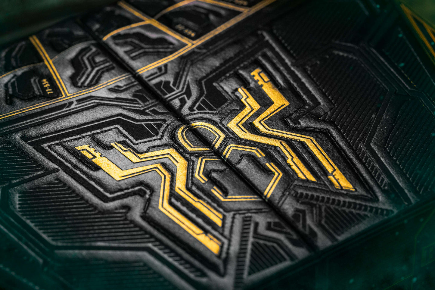 PlayingCardDecks.com-Spider-Man: Black & Gold Playing Cards