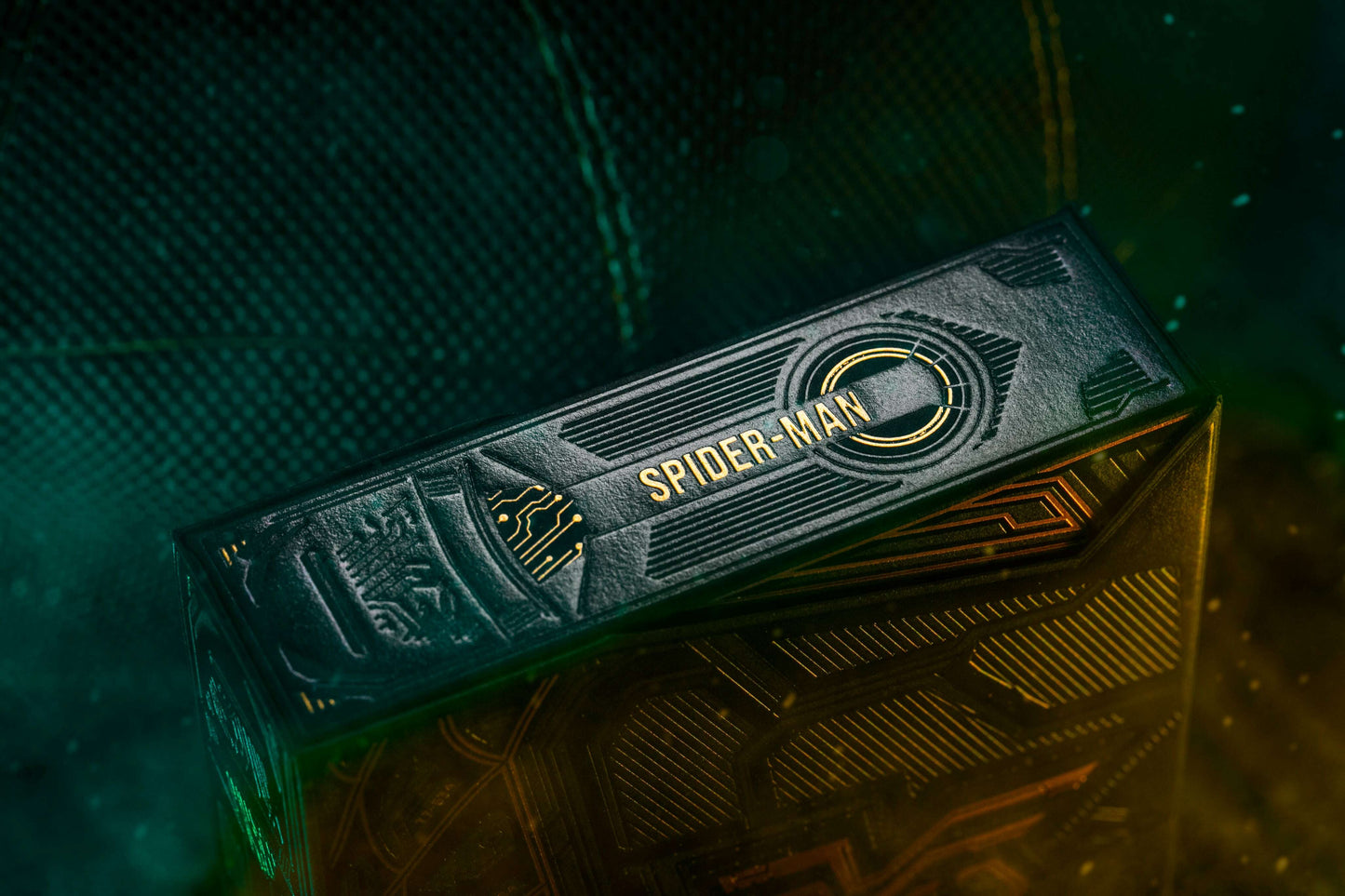 PlayingCardDecks.com-Spider-Man: Black & Gold Playing Cards