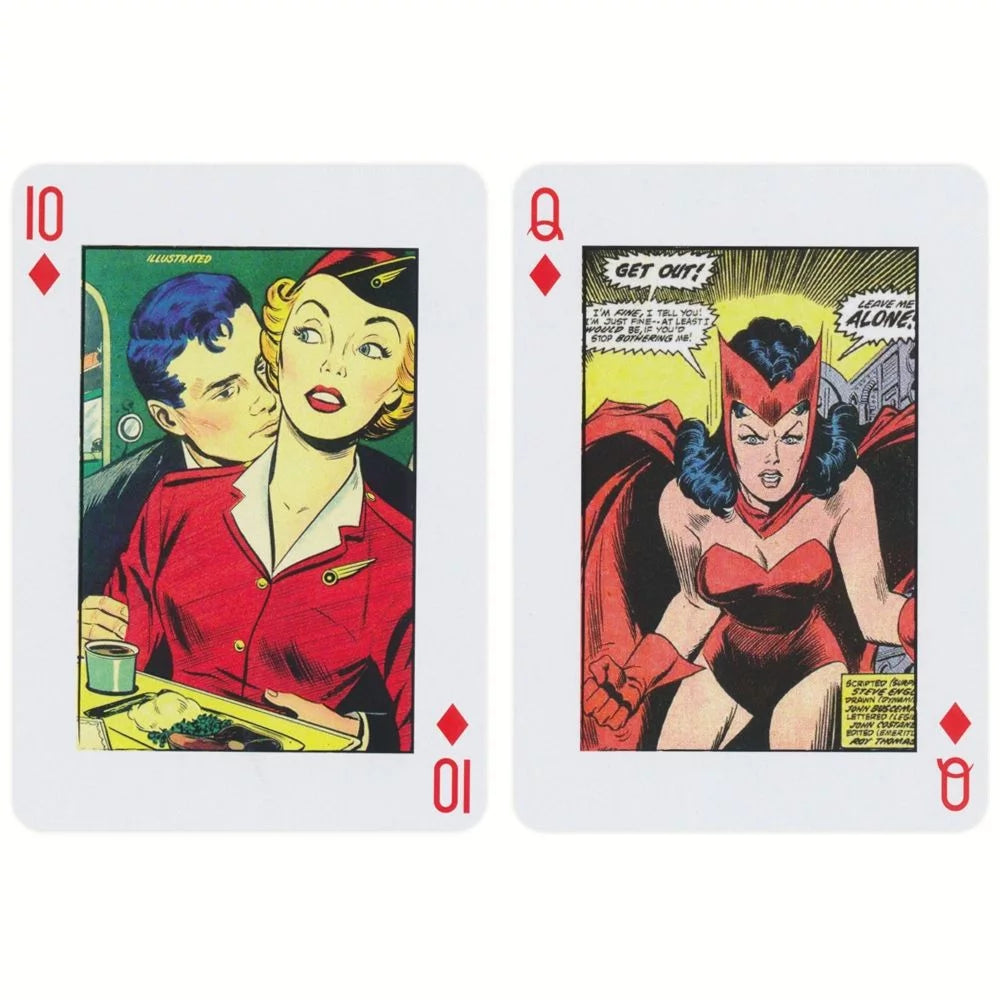 Comic Art Playing Cards by Piatnik - Relive the Dawn of Superheroes