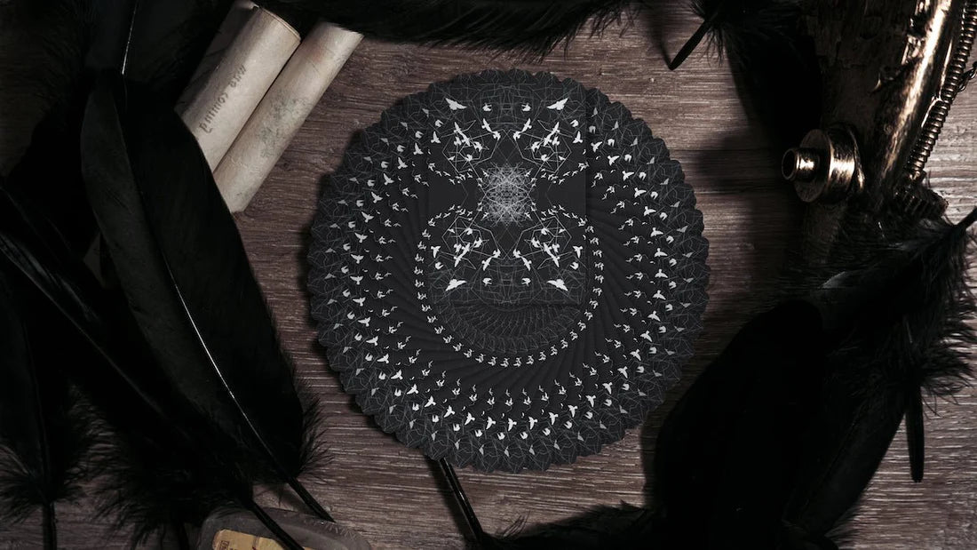 The Raven Black Dusk Playing Cards WJPC