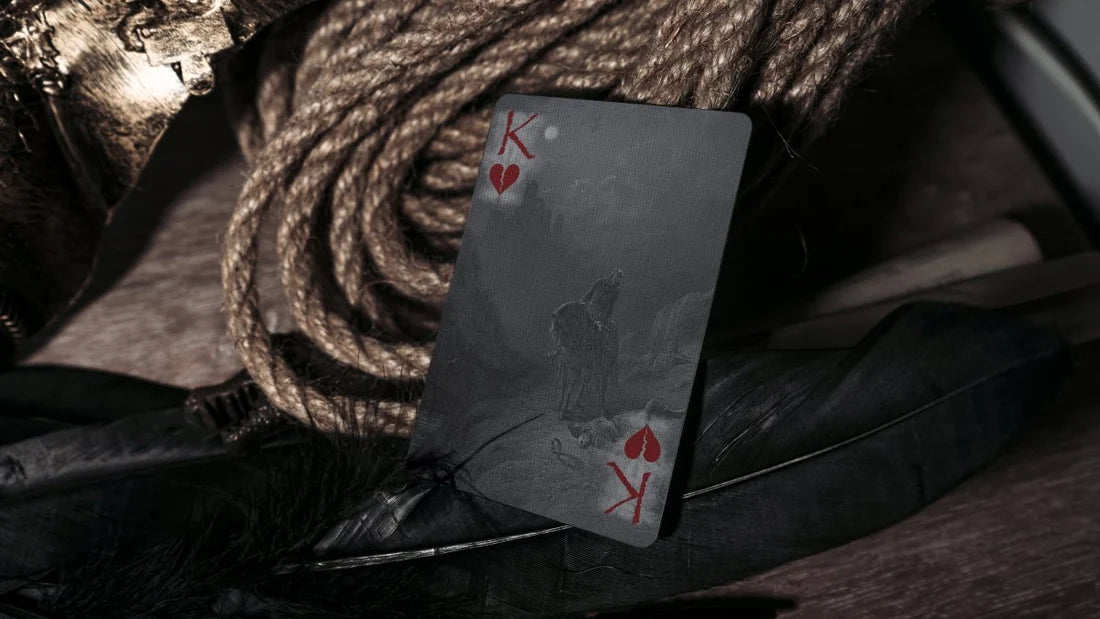 The Raven Black Dusk Playing Cards WJPC