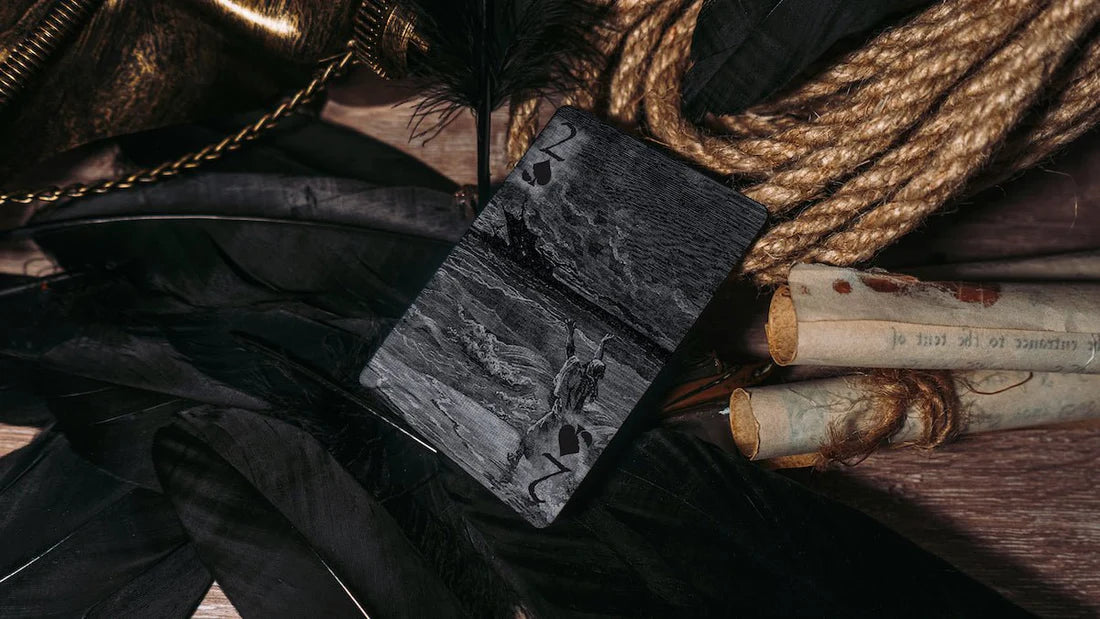 The Raven Black Dusk Playing Cards WJPC