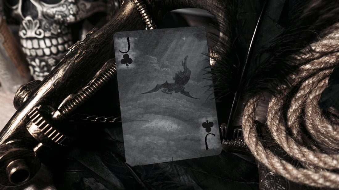 The Raven Black Dusk Playing Cards WJPC