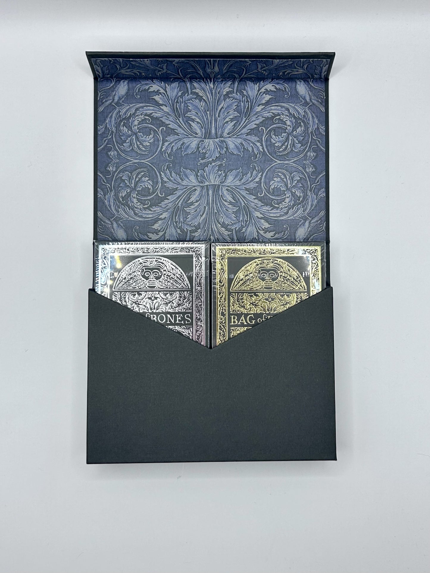 Bag of Bones Playing Cards - Premium Gold & Silver Edition w/Double Deck Box Set