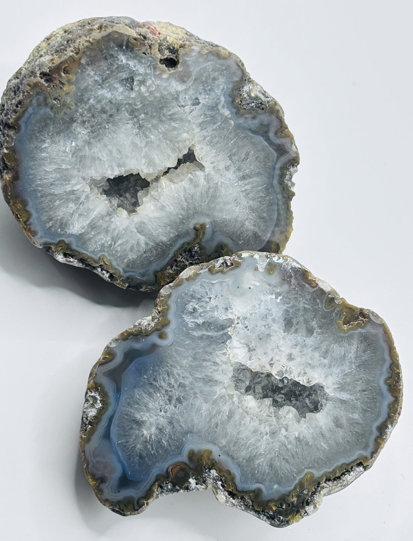 Coconut Geodes- Pair