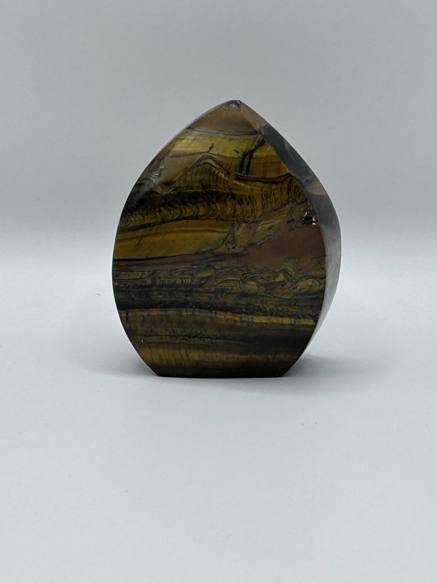 Golden Tiger’s Eye - Curved Teardrop