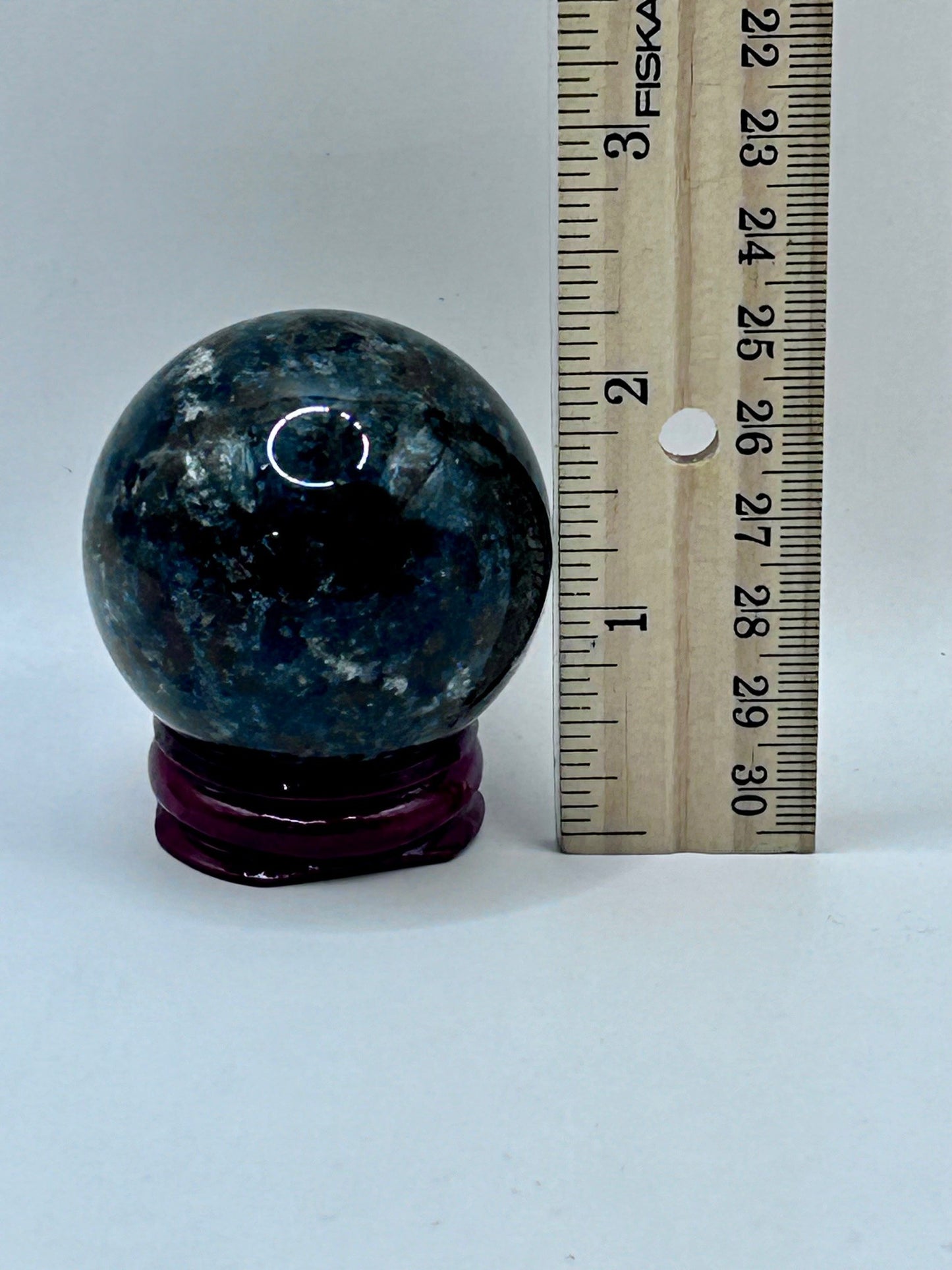 Yooperlite (Syenite with Sodalite) Sphere w/Stand