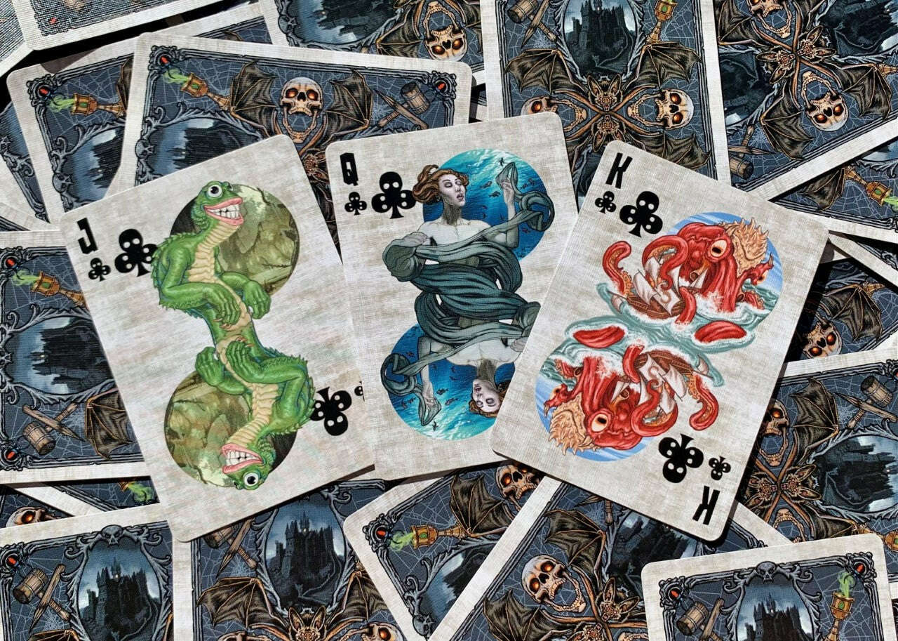 PlayingCardDecks.com-Monster v2 Gilded Bicycle Playing Cards
