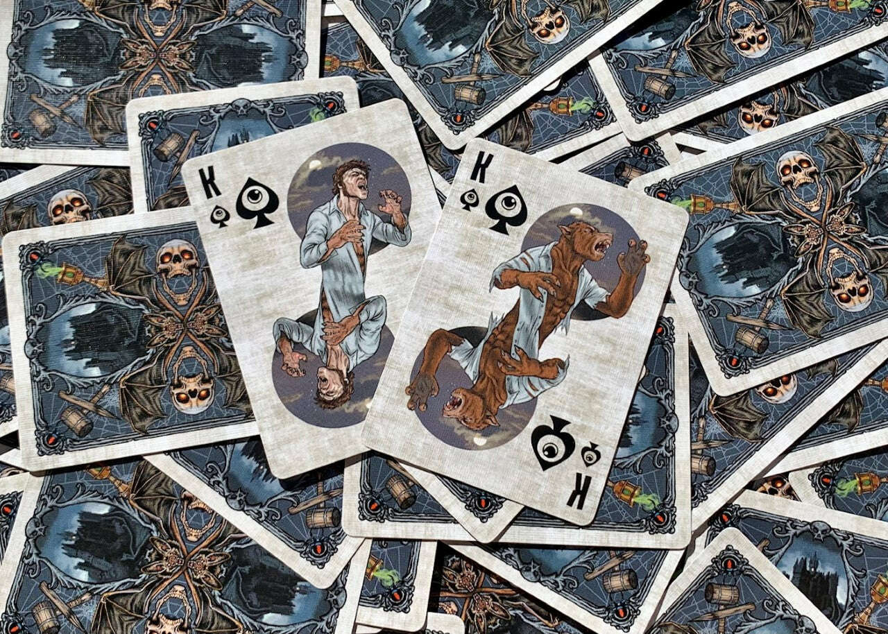 PlayingCardDecks.com-Monster v2 Gilded Bicycle Playing Cards