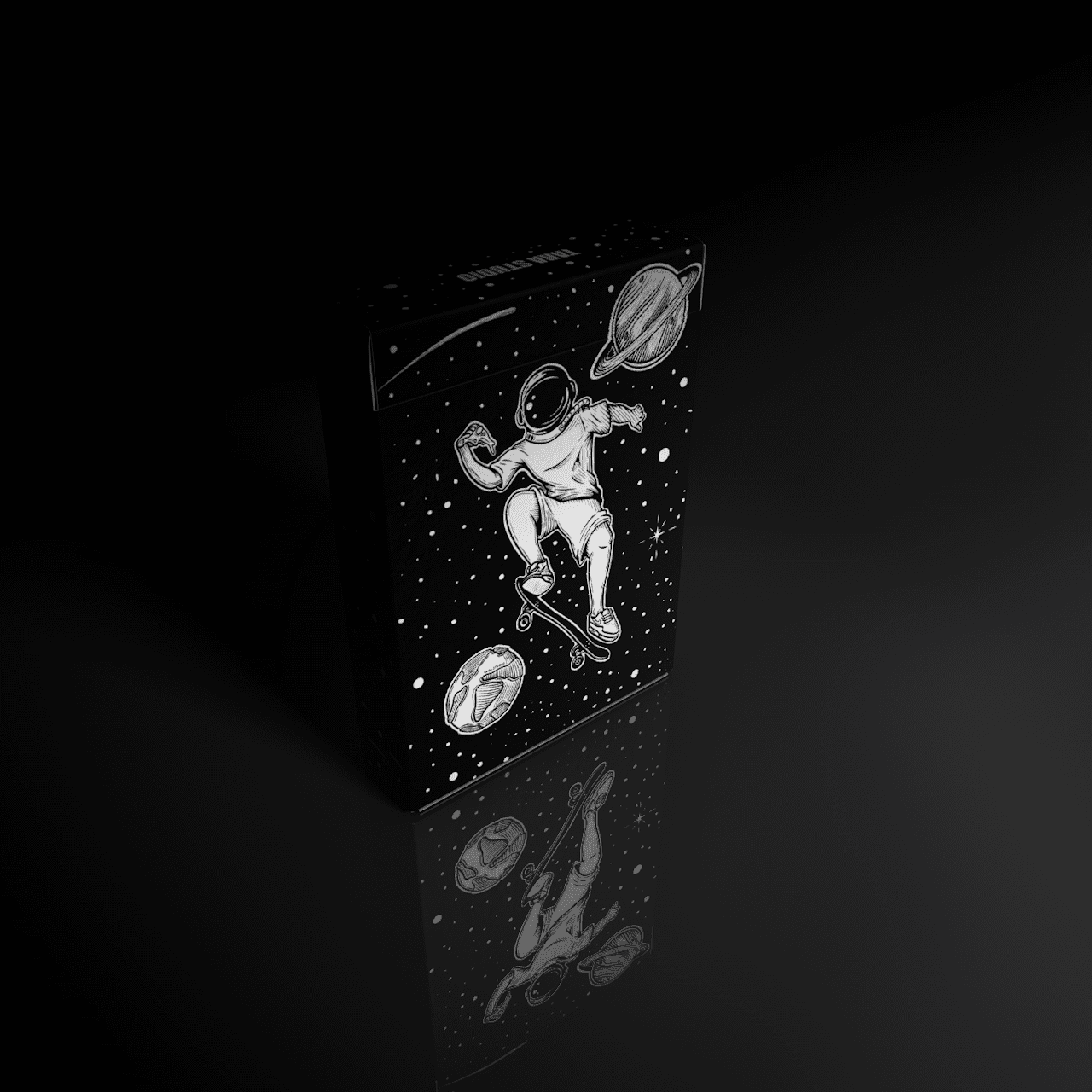 PlayingCardDecks.com-Space Pizza Marked Playing Cards WJPC