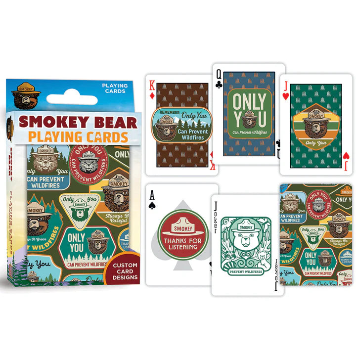 Smokey Bear Playing Cards - Support the U.S. Forest Service