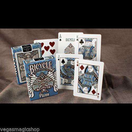 PlayingCardDecks.com-Pluma Blue Bicycle Playing Cards Deck