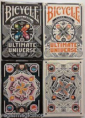 PlayingCardDecks.com-Ultimate Universe Colored & Grayscale Deck Set Bicycle Playing Cards