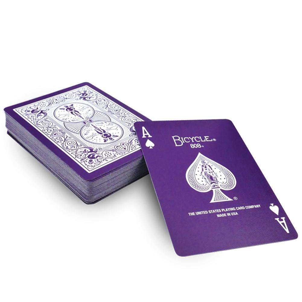 PlayingCardDecks.com-Purple Reversed Back Bicycle Playing Cards