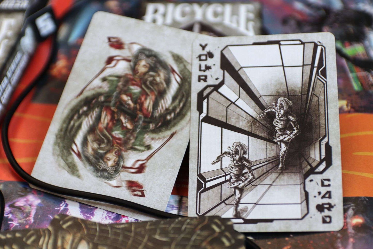 PlayingCardDecks.com-Cybertech Bicycle Playing Cards