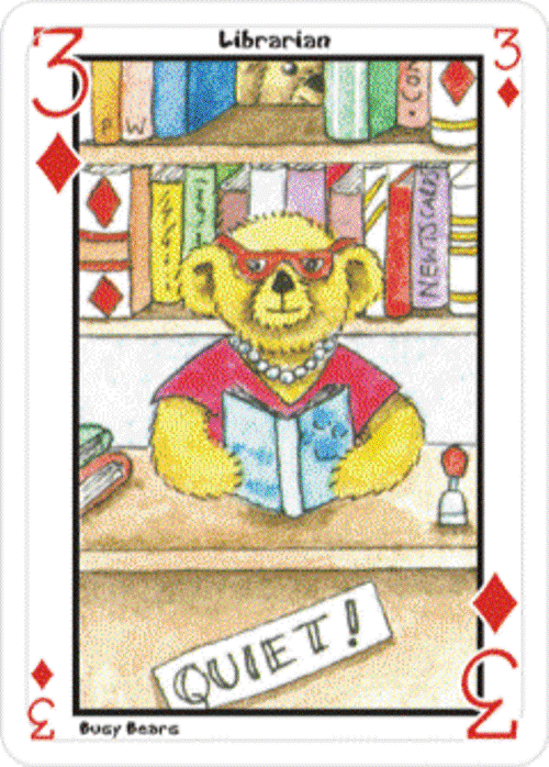 PlayingCardDecks.com-Busy Bears Playing Cards Seek-N-Find Deck