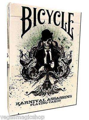 PlayingCardDecks.com-Karnival Assassins Green Bicycle Playing Cards