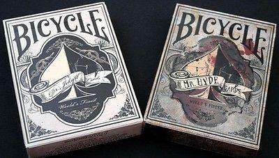 PlayingCardDecks.com-Dr. Jekyll and Mr. Hyde 2 Deck Set Bicycle Playing Cards