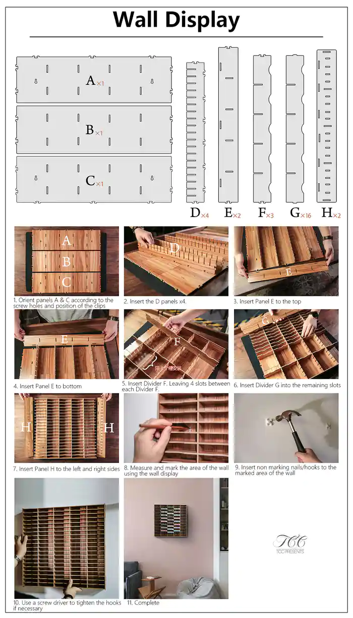 PlayingCardDecks.com-100 Deck Wooden Playing Card Display