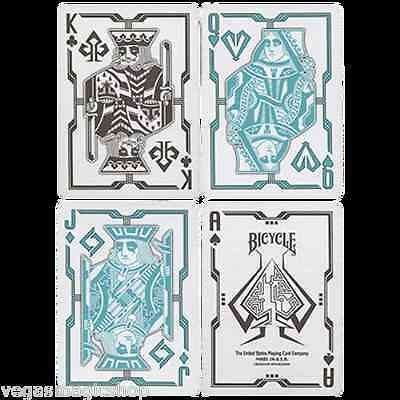 PlayingCardDecks.com-Grid 2.0 Original UV Glow Bicycle Playing Cards