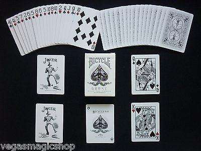 PlayingCardDecks.com-Ghost White Bicycle Playing Cards