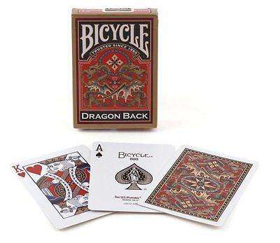 PlayingCardDecks.com-Dragon Back 2 Deck Set Red & Blue Bicycle Playing Cards