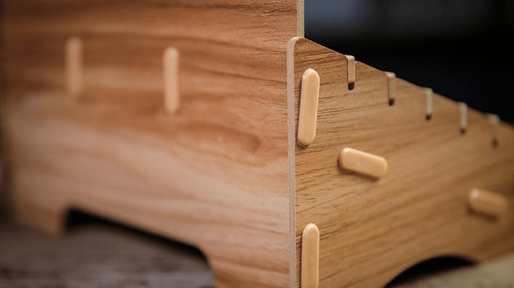 PlayingCardDecks.com-18 Deck Wooden Playing Card Display