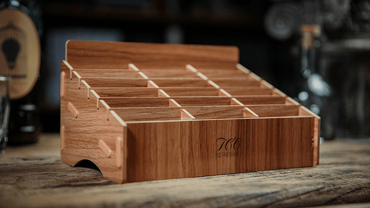 PlayingCardDecks.com-18 Deck Wooden Playing Card Display