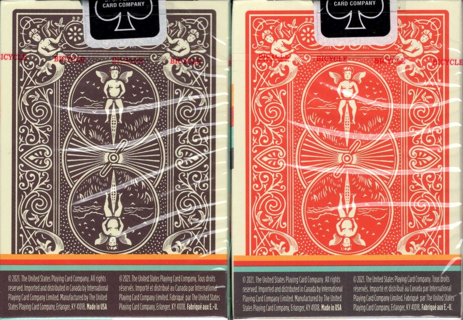 PlayingCardDecks.com-1980's Retro Bicycle Playing Cards 2 Deck Set