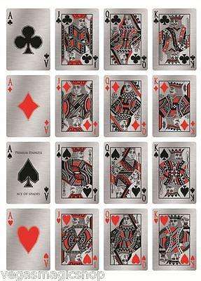 PlayingCardDecks.com-Sovereign Metal Copper & Stainless Steel 2 Deck Set Bicycle Playing Cards