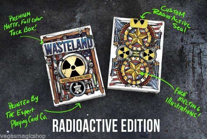 Wasteland Radioactive Playing Cards Deck LPCC – PlayingCardDecks.com