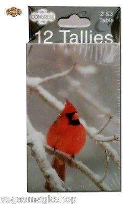 PlayingCardDecks.com-Cardinal Bridge Congress Tallies Scorecards