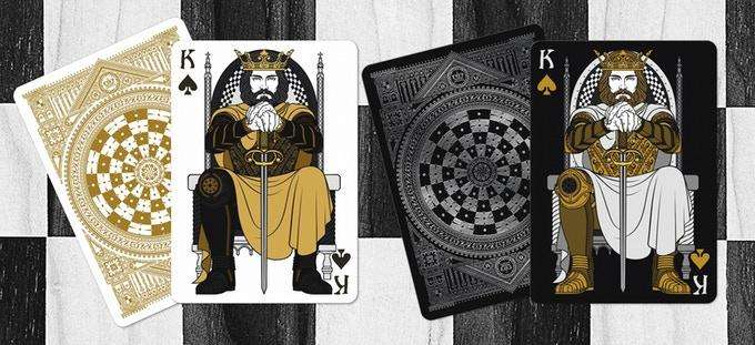 PlayingCardDecks.com-King's Game Playing Cards 2 Deck Set EPCC