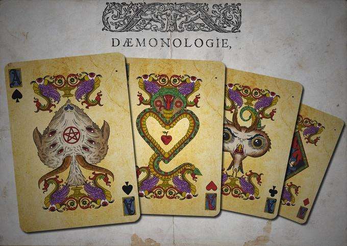 PlayingCardDecks.com-Demonologie Playing Cards LPCC