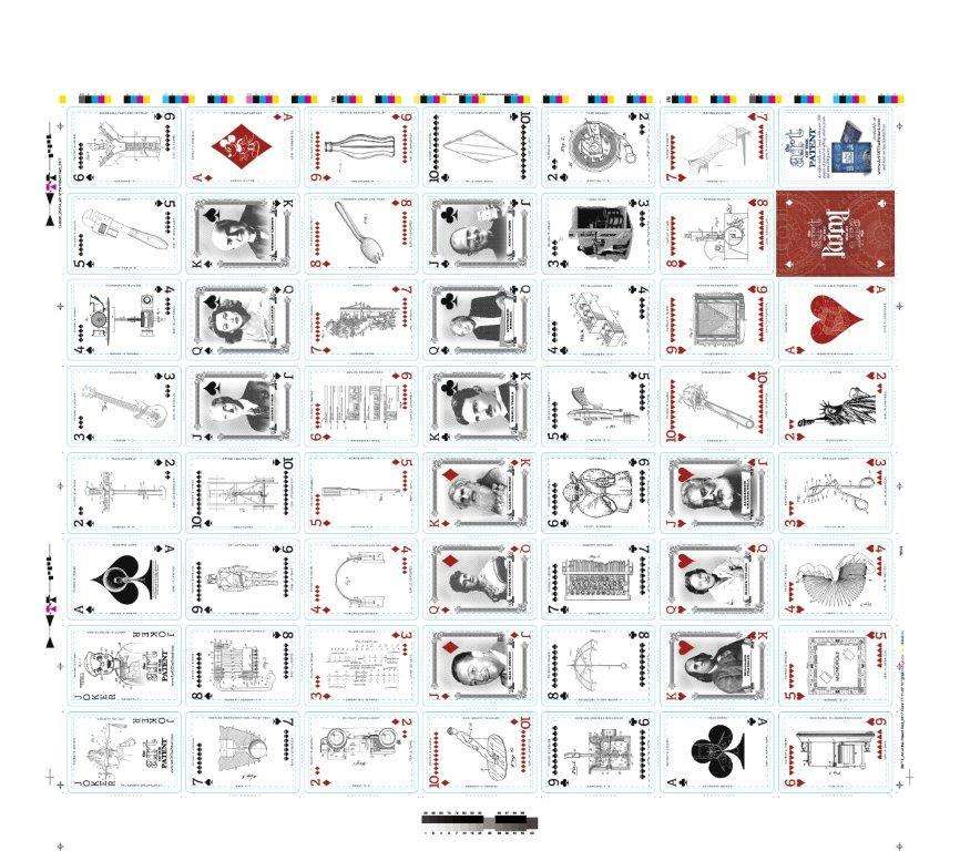 PlayingCardDecks.com-Art of the Patent Playing Cards USPCC