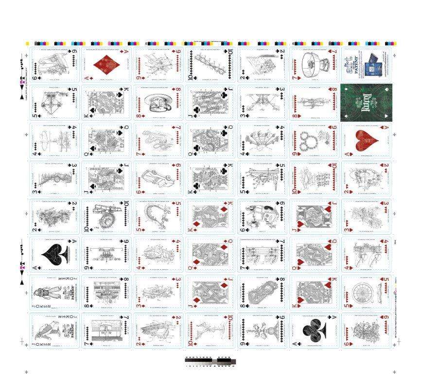 PlayingCardDecks.com-Art of the Patent Playing Cards USPCC