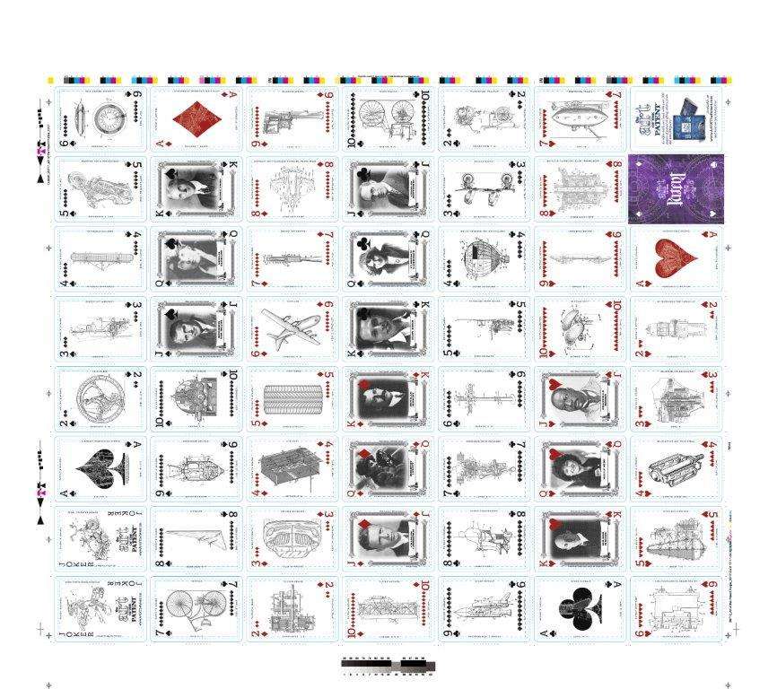 PlayingCardDecks.com-Art of the Patent Playing Cards USPCC