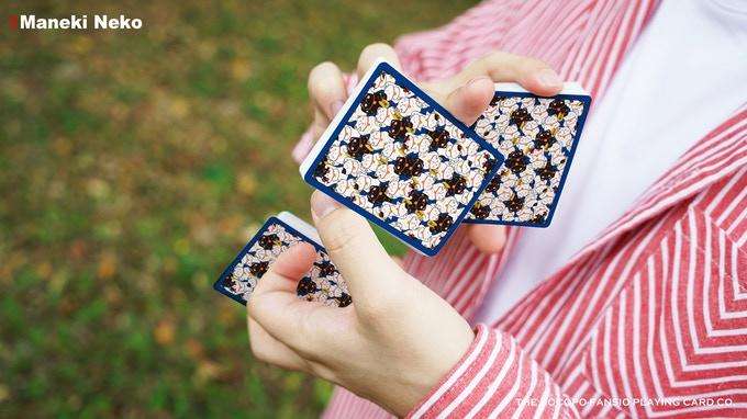 PlayingCardDecks.com-Maneki Neko Bicycle Playing Cards 2 Deck Set