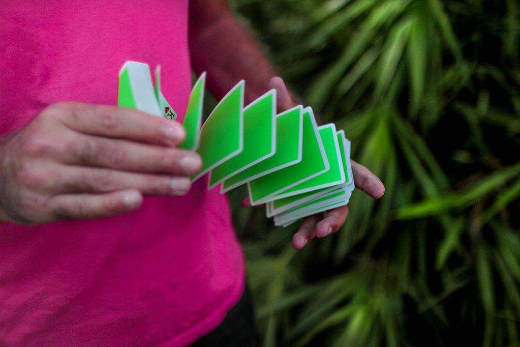 PlayingCardDecks.com-NOC Sport Playing Cards USPCC - Green & Pink