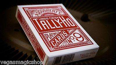 PlayingCardDecks.com-Tally-Ho Circle Back Red Playing Cards