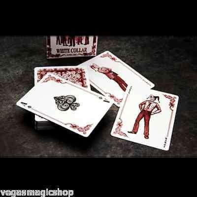 PlayingCardDecks.com-White Collar Bicycle Playing Cards Deck