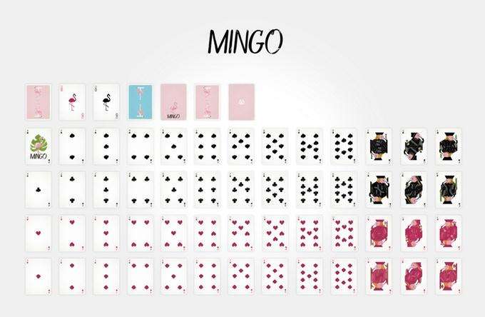 PlayingCardDecks.com-Mingo Flamingo Playing Cards TCC