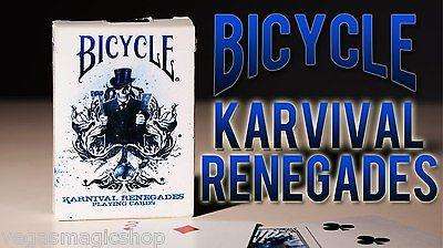 PlayingCardDecks.com-Karnival Renegades Blue Bicycle Playing Cards