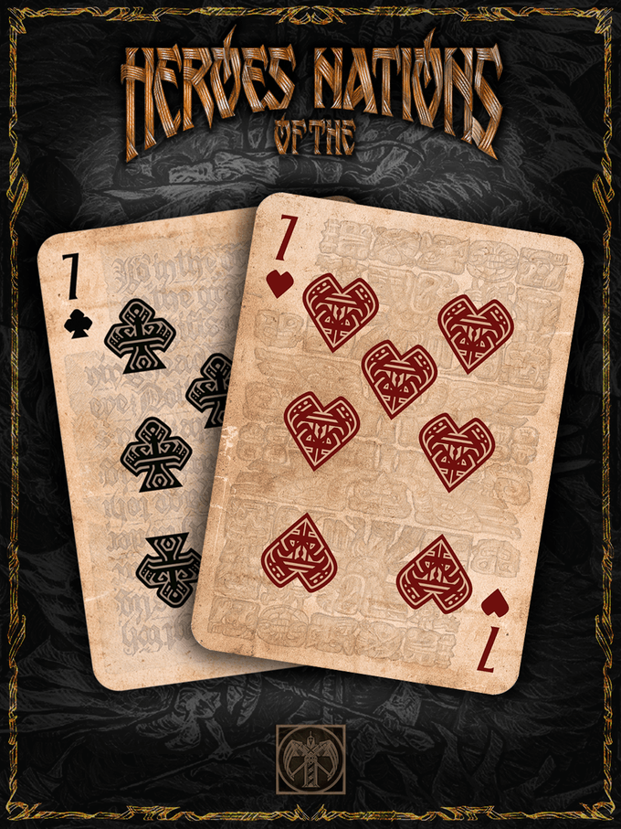 PlayingCardDecks.com-Heroes of the Nations Playing Cards USPCC