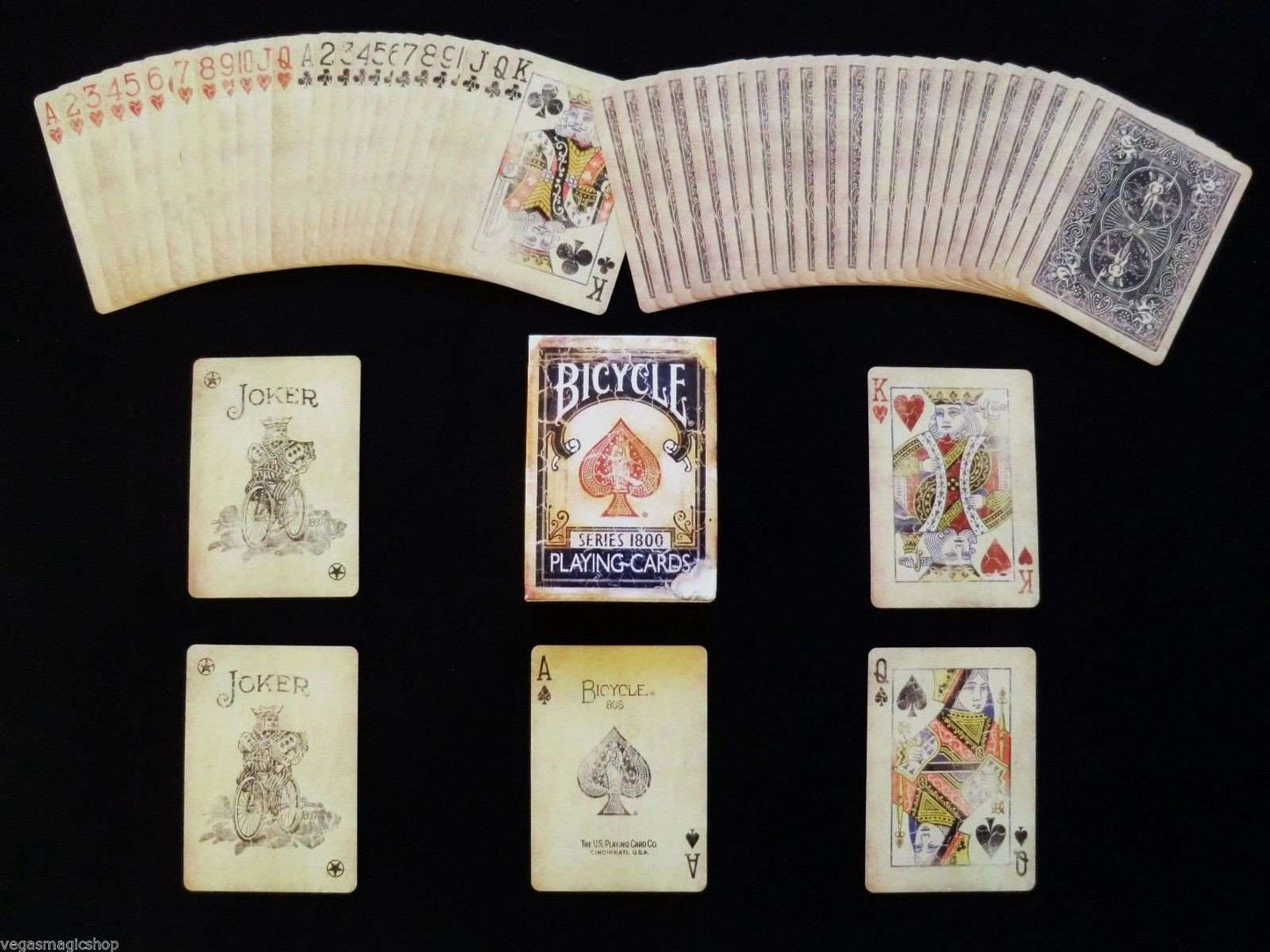 PlayingCardDecks.com-1800 Vintage Blue Bicycle Playing Cards